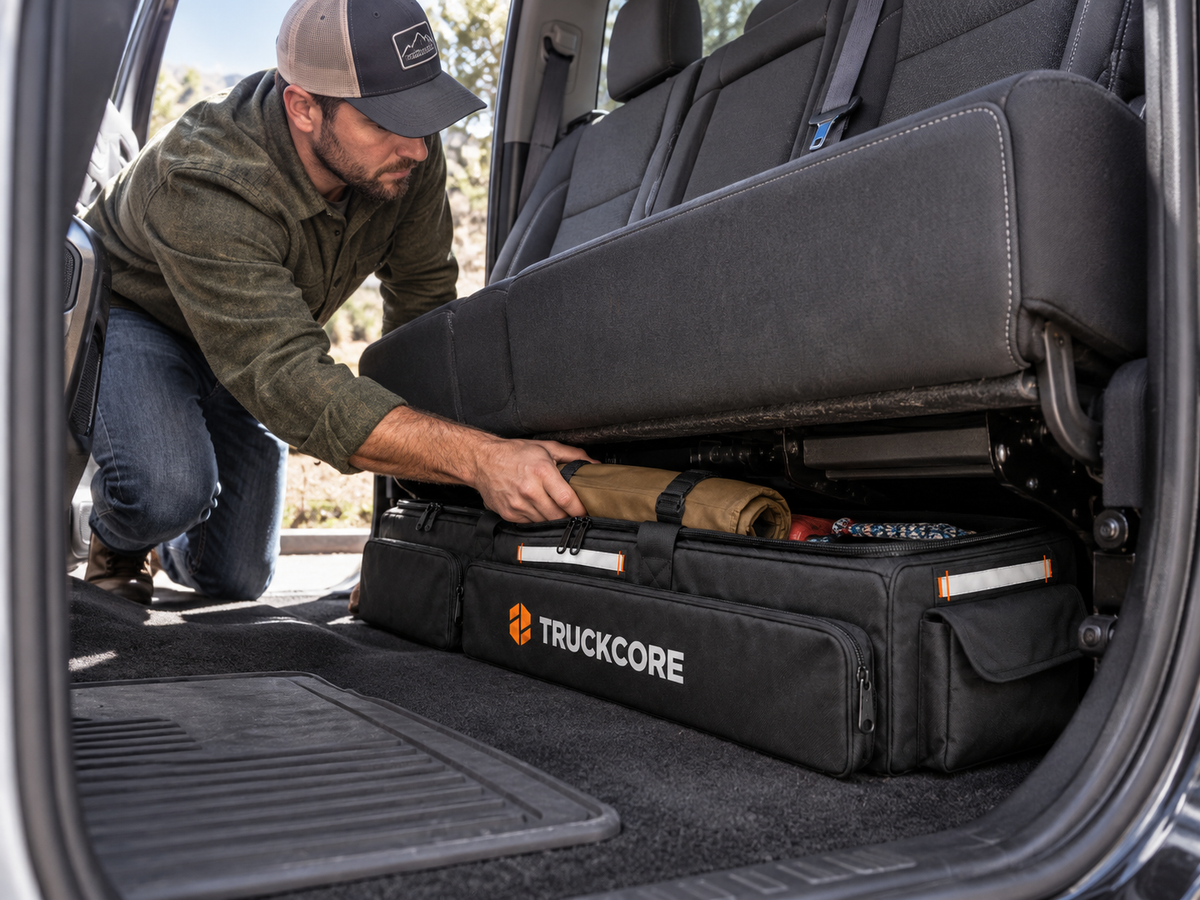 TruckCore under-seat organizer