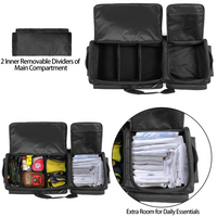 Thumbnail for TruckCore Underseat Truck Organizer, Heavy-Duty Double Compartment Storage Bag for SuperCrew Cabs