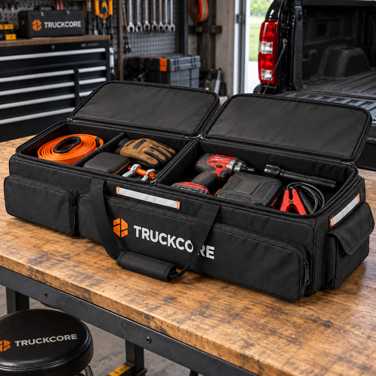 Separate tools, straps and daily gear